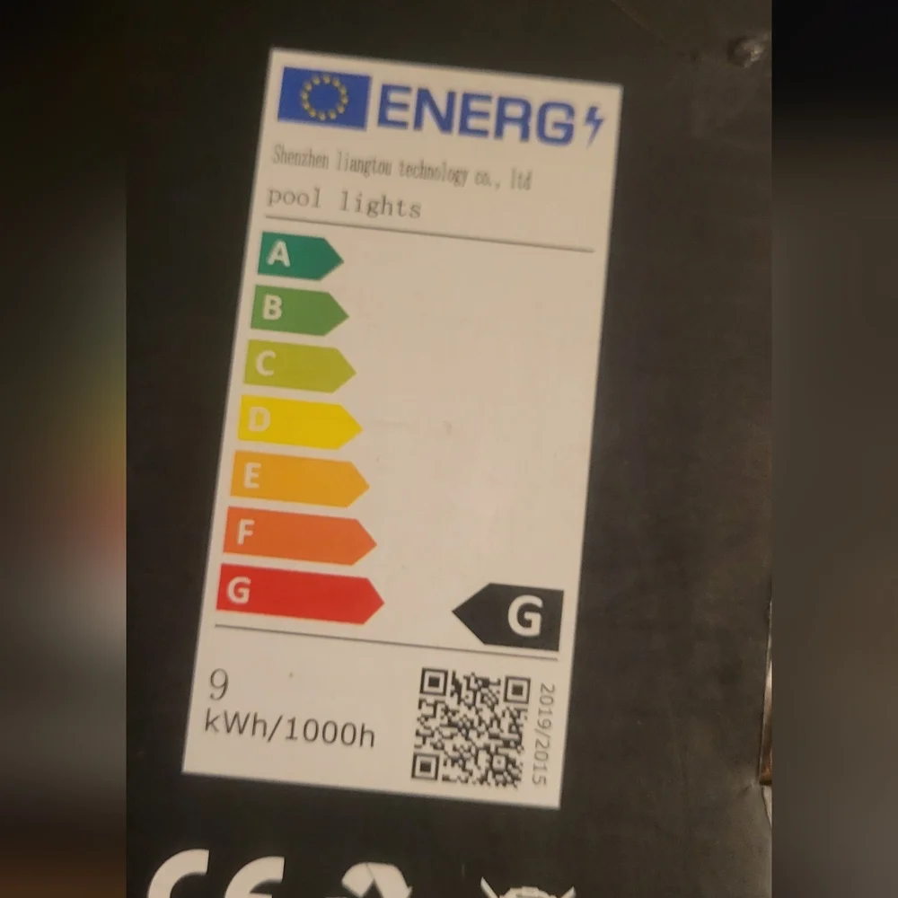 Swimming pool light. NIB. Multicolored remote control. Party for pools!
